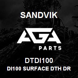 DTDI100 Sandvik DI100 SURFACE DTH DRILL | AGA Parts