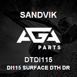 DTDI115 Sandvik DI115 SURFACE DTH DRILL | AGA Parts