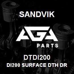 DTDI200 Sandvik DI200 SURFACE DTH DRILL | AGA Parts