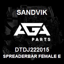 DTDJ222015 Sandvik SPREADERBAR FEMALE END 2050 CARRIA | AGA Parts