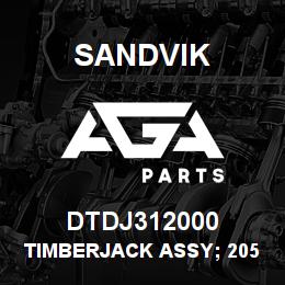 DTDJ312000 Sandvik TIMBERJACK ASSY; 2050 | AGA Parts
