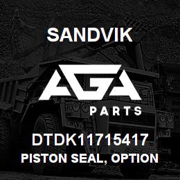 DTDK11715417 Sandvik PISTON SEAL, OPTION 5 | AGA Parts