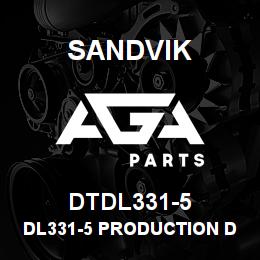 DTDL331-5 Sandvik DL331-5 PRODUCTION DRILL | AGA Parts