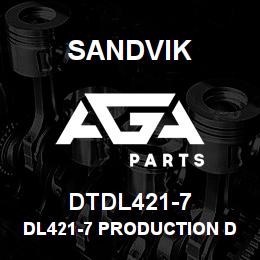 DTDL421-7 Sandvik DL421-7 PRODUCTION DRILL | AGA Parts
