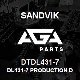 DTDL431-7 Sandvik DL431-7 PRODUCTION DRILL | AGA Parts
