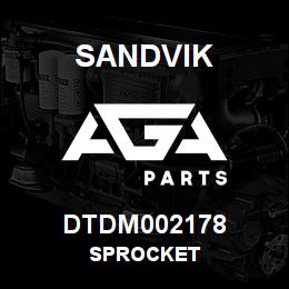 DTDM002178 Sandvik SPROCKET | AGA Parts