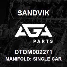 DTDM002271 Sandvik MANIFOLD; SINGLE CARTRIDGE STYLE | AGA Parts