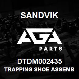 DTDM002435 Sandvik TRAPPING SHOE ASSEMBLY - LEFT HAND | AGA Parts