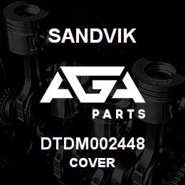 DTDM002448 Sandvik COVER | AGA Parts