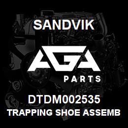 DTDM002535 Sandvik TRAPPING SHOE ASSEMBLY - RIGHT HAND | AGA Parts