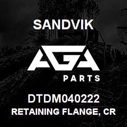 DTDM040222 Sandvik RETAINING FLANGE, CRADLE MOUNT ASSY | AGA Parts