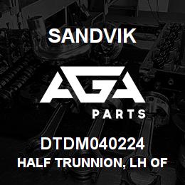 DTDM040224 Sandvik HALF TRUNNION, LH OFFSET STYLE | AGA Parts