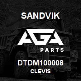 DTDM100008 Sandvik CLEVIS | AGA Parts
