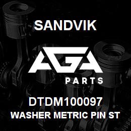 DTDM100097 Sandvik WASHER METRIC PIN STYLE | AGA Parts