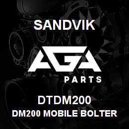 DTDM200 Sandvik DM200 MOBILE BOLTER | AGA Parts