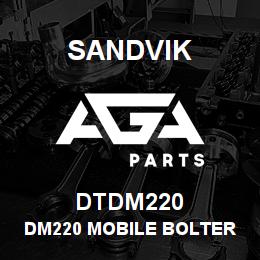 DTDM220 Sandvik DM220 MOBILE BOLTER | AGA Parts