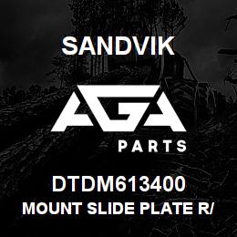 DTDM613400 Sandvik MOUNT SLIDE PLATE R/H | AGA Parts