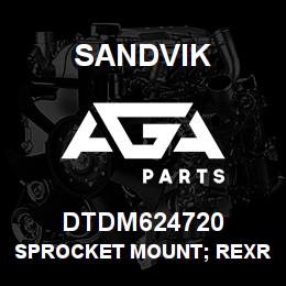 DTDM624720 Sandvik SPROCKET MOUNT; REXROTH GFT-28 | AGA Parts