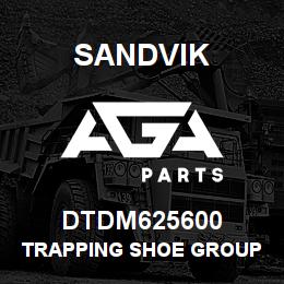 DTDM625600 Sandvik TRAPPING SHOE GROUP L/H RAPID FACE | AGA Parts