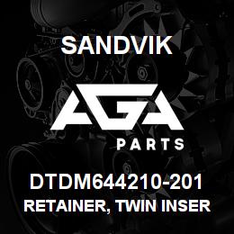 DTDM644210-201 Sandvik RETAINER, TWIN INSERT STYLE | AGA Parts