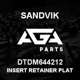 DTDM644212 Sandvik INSERT RETAINER PLATE ASSENBLY | AGA Parts