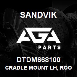 DTDM668100 Sandvik CRADLE MOUNT LH, ROOFBOLTER MOUNT | AGA Parts