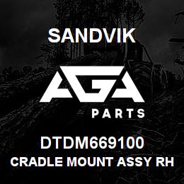 DTDM669100 Sandvik CRADLE MOUNT ASSY RH | AGA Parts