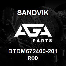 DTDM672400-201 Sandvik ROD | AGA Parts
