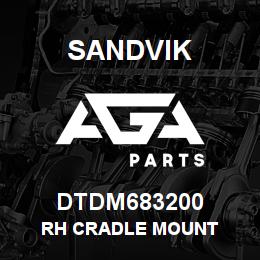 DTDM683200 Sandvik RH CRADLE MOUNT | AGA Parts