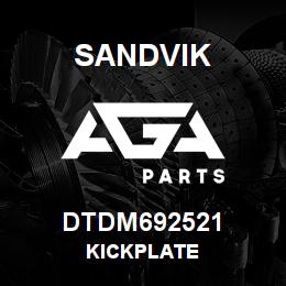 DTDM692521 Sandvik KICKPLATE | AGA Parts