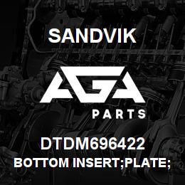 DTDM696422 Sandvik BOTTOM INSERT;PLATE;PHOSOPHOR BRONZE | AGA Parts