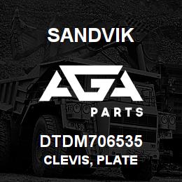 DTDM706535 Sandvik CLEVIS, PLATE | AGA Parts