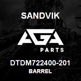 DTDM722400-201 Sandvik BARREL | AGA Parts