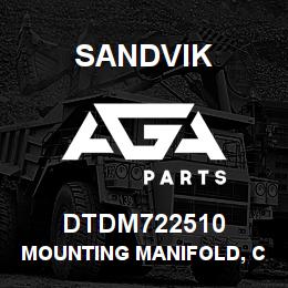 DTDM722510 Sandvik MOUNTING MANIFOLD, CYLINDER | AGA Parts