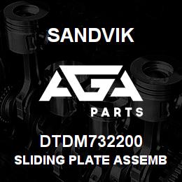 DTDM732200 Sandvik SLIDING PLATE ASSEMBLY;L/HAND | AGA Parts