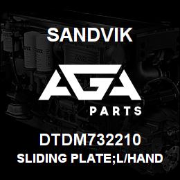 DTDM732210 Sandvik SLIDING PLATE;L/HAND | AGA Parts