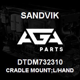DTDM732310 Sandvik CRADLE MOUNT;L/HAND | AGA Parts
