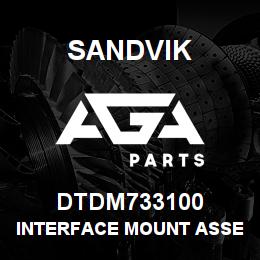 DTDM733100 Sandvik INTERFACE MOUNT ASSEMBLY; R/HAND | AGA Parts