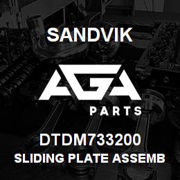 DTDM733200 Sandvik SLIDING PLATE ASSEMBLY;R/HAND | AGA Parts