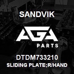 DTDM733210 Sandvik SLIDING PLATE;R/HAND | AGA Parts