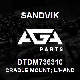 DTDM736310 Sandvik CRADLE MOUNT; L/HAND | AGA Parts