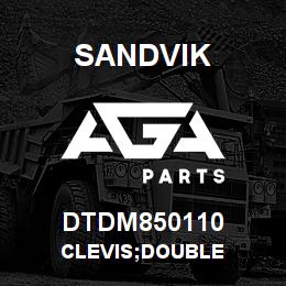 DTDM850110 Sandvik CLEVIS;DOUBLE | AGA Parts