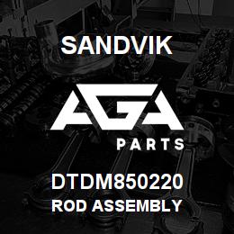 DTDM850220 Sandvik ROD ASSEMBLY | AGA Parts