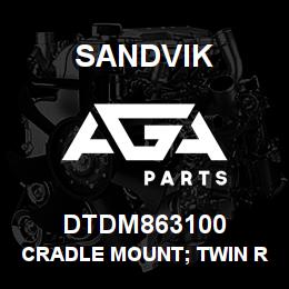 DTDM863100 Sandvik CRADLE MOUNT; TWIN R/HAND | AGA Parts