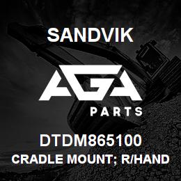 DTDM865100 Sandvik CRADLE MOUNT; R/HAND | AGA Parts