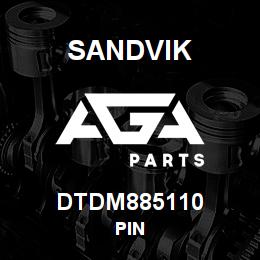 DTDM885110 Sandvik PIN | AGA Parts
