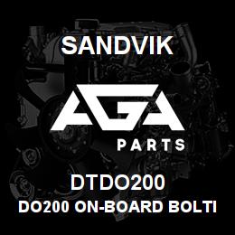 DTDO200 Sandvik DO200 ON-BOARD BOLTING SYSTEM | AGA Parts
