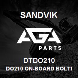 DTDO210 Sandvik DO210 ON-BOARD BOLTING SYSTEM | AGA Parts