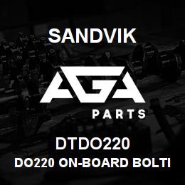 DTDO220 Sandvik DO220 ON-BOARD BOLTING SYSTEM | AGA Parts