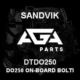 DTDO250 Sandvik DO250 ON-BOARD BOLTING SYSTEM | AGA Parts